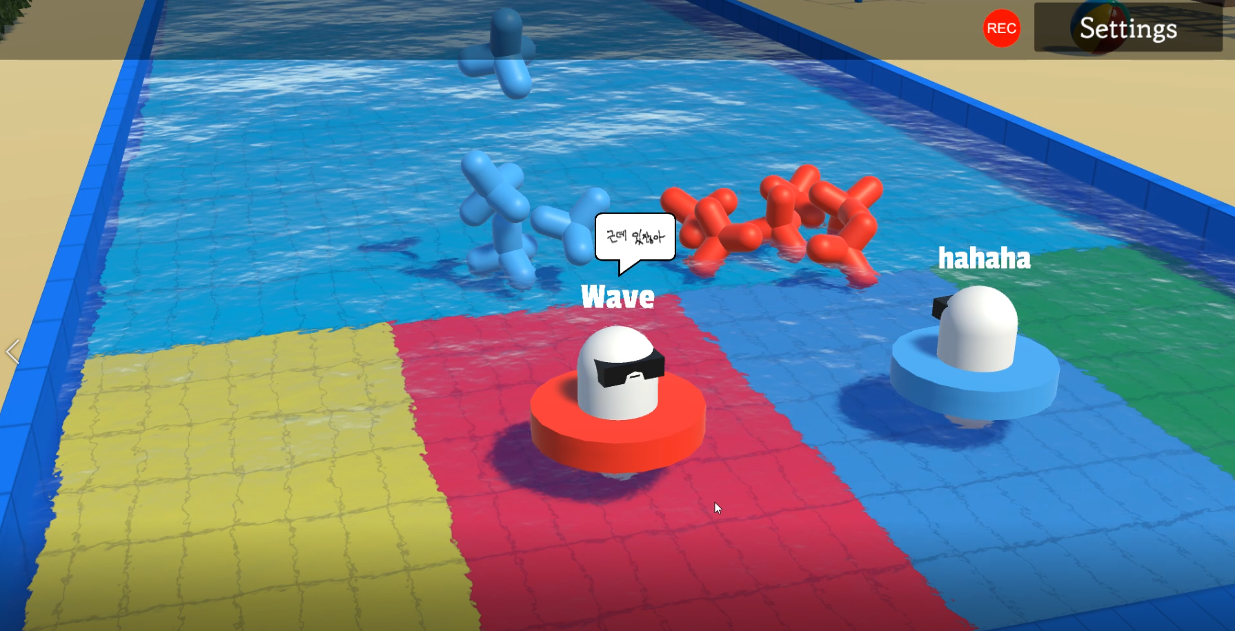 “Anyway,”: Two-player Defense Game via Voice Conversation